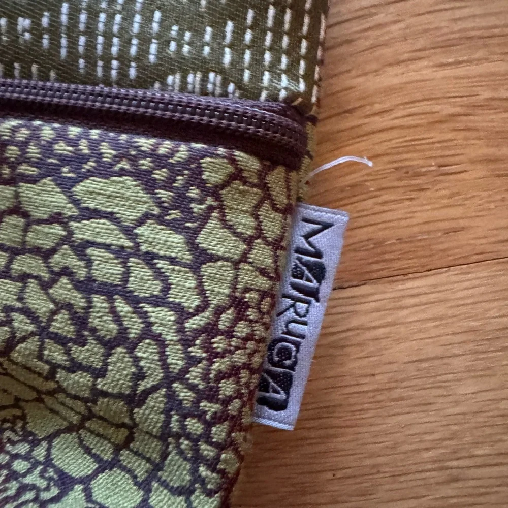 Maruca Green and Brown Women's Pouch